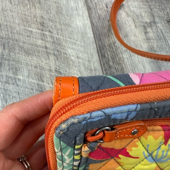 Vera Bradley Orange Anniversary Wristlet Wallet - Picture 3 of 10